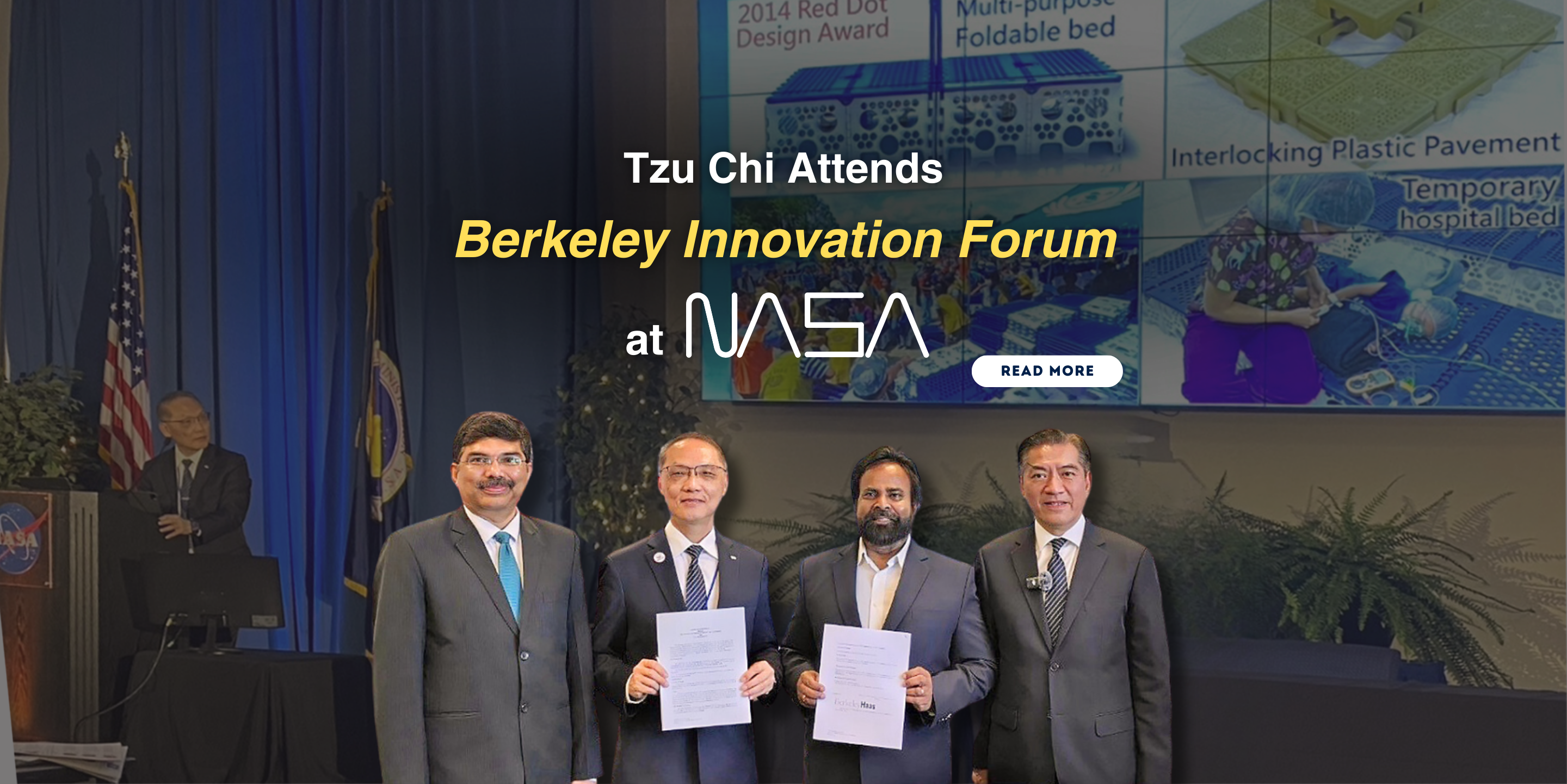 Tzu Chi Attends Berkeley Innovation Forum at NASA