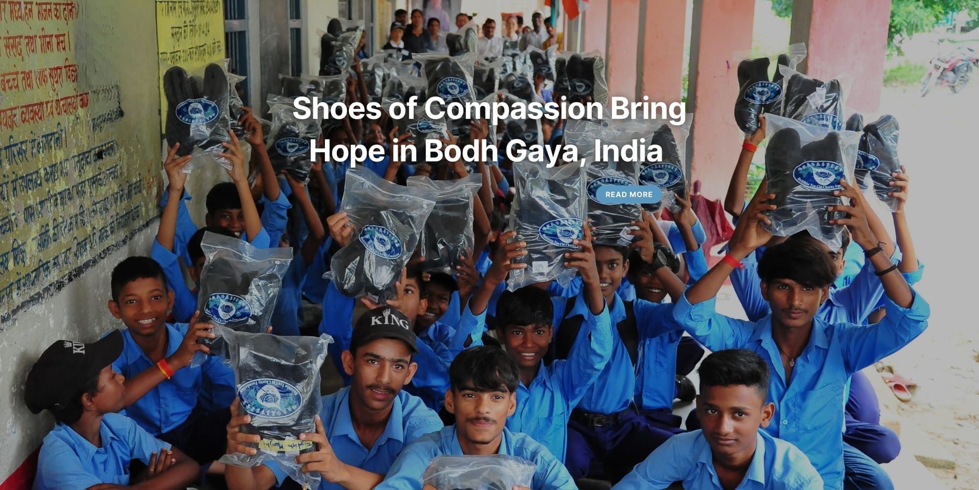 Shoes of Compassion Bring Hope in Bodh Gaya, India