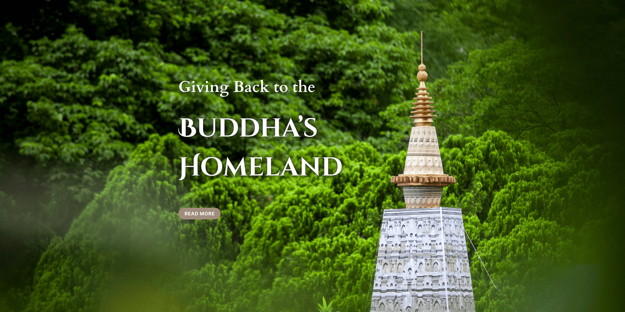 Giving Back to the Buddha’s Homeland