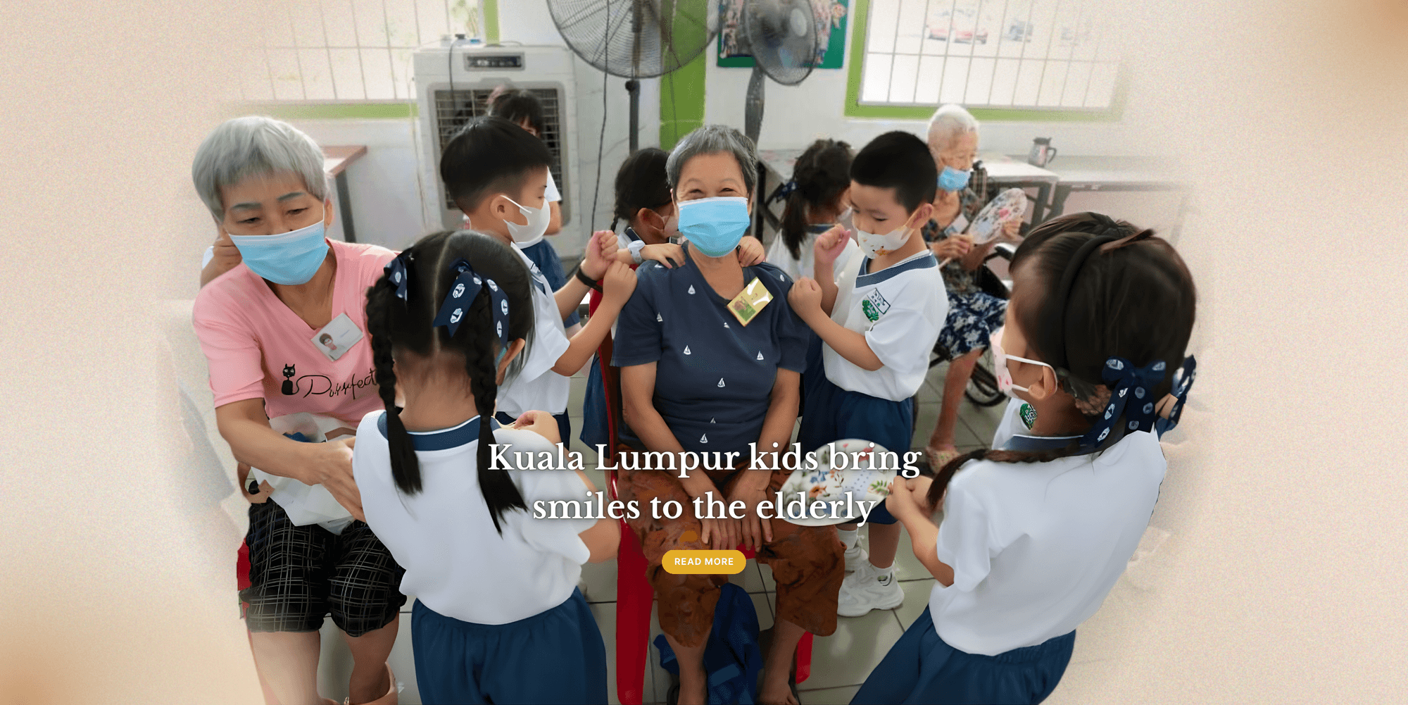 Kuala Lumpur kids bring smiles to the elderly