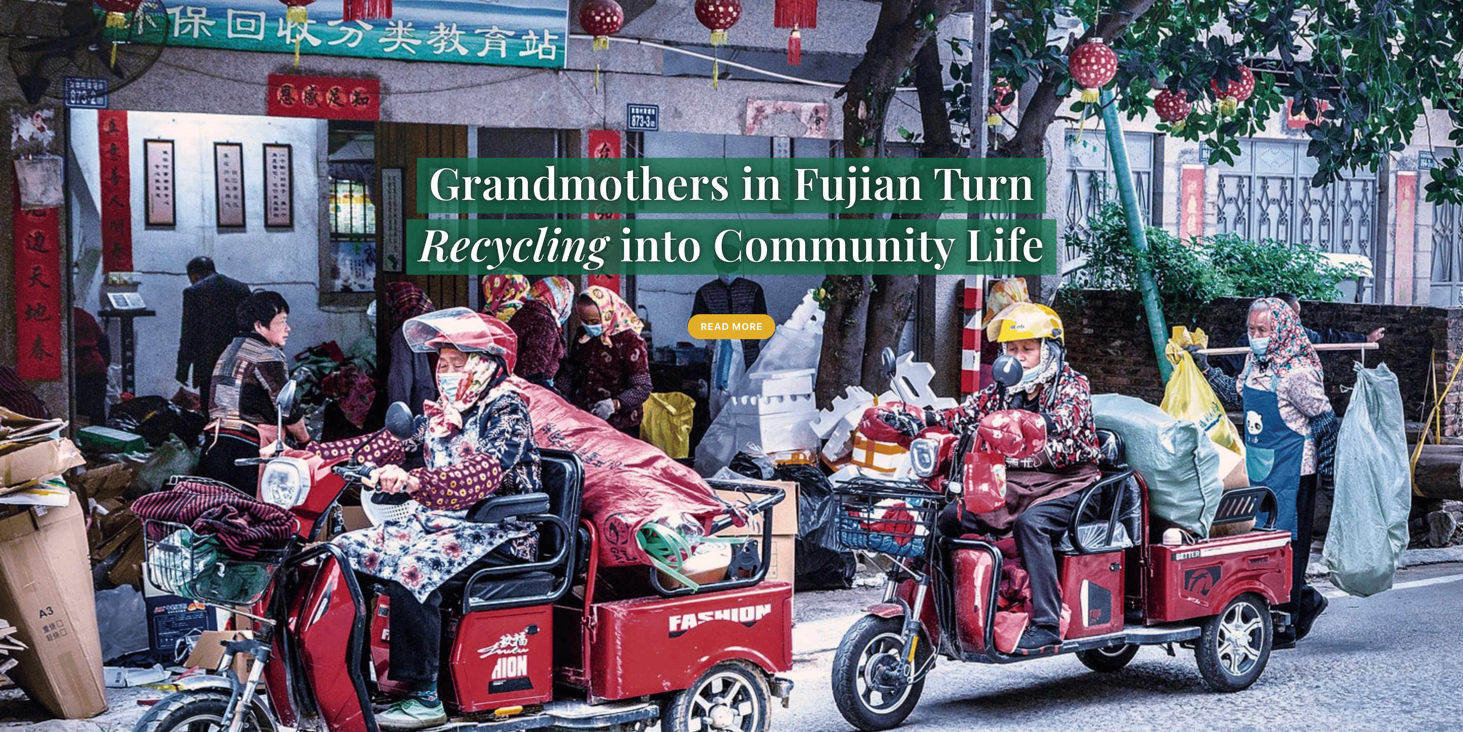 Grandmothers in Fujian turn recycling into community life