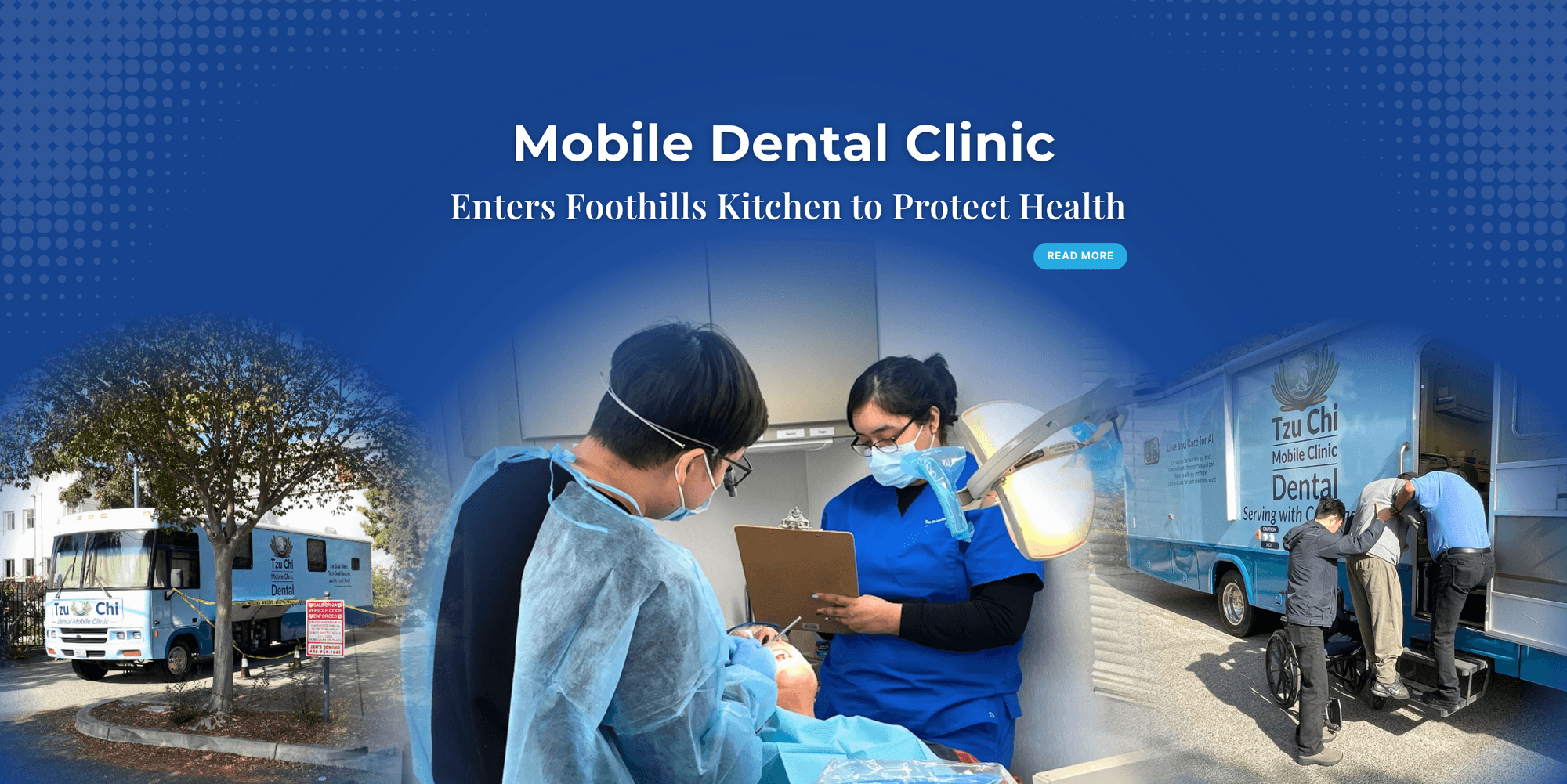 Mobile Dental Clinic enters Foothills Kitchen to protect health