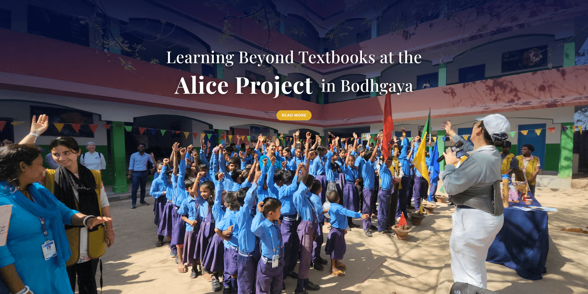 Learning beyond textbooks at the Alice Project in Bodhgaya