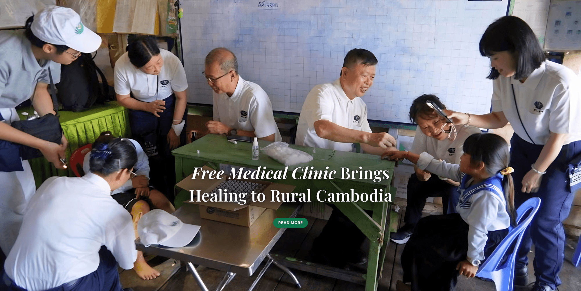Free medical clinic brings healing to rural Cambodia