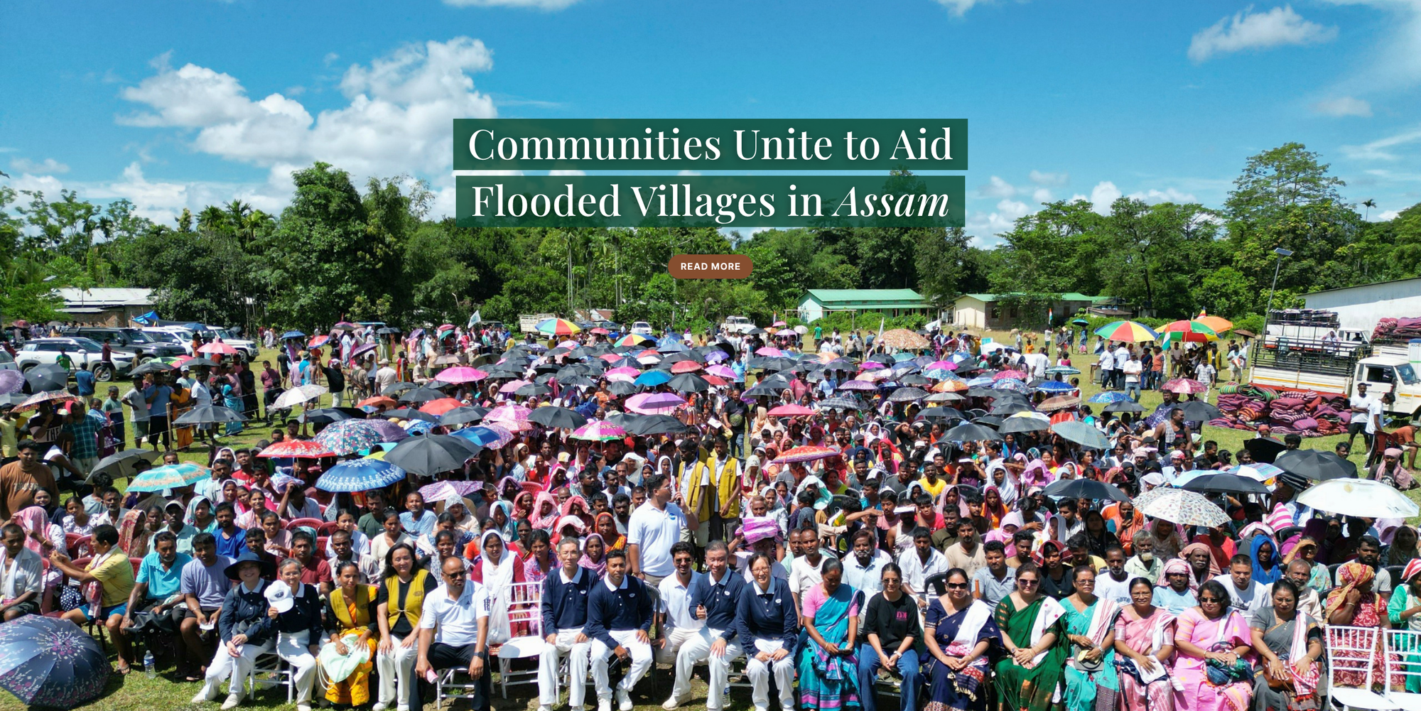 Communities unite to aid flooded villages in Assam