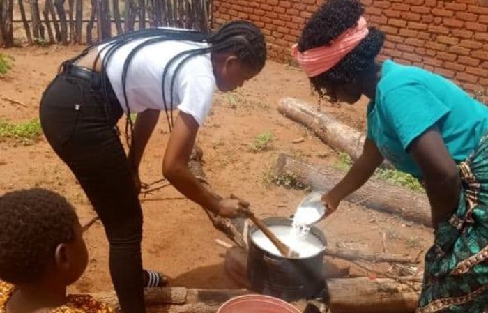 Upholding the Spirit of the Bamboo Bank with Handfuls of Cornmeal