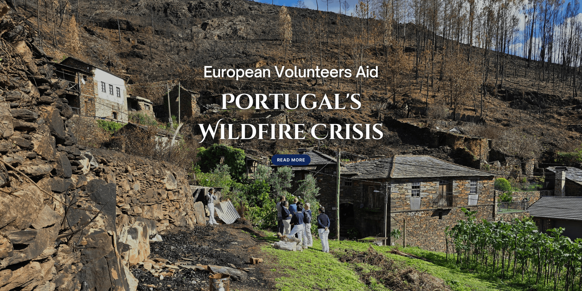 European Volunteers Aid Portugal's Wildfire Crisis