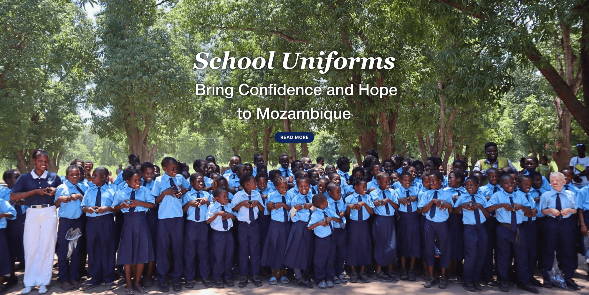 School Uniforms Bring Confidence and Hope to Mozambique