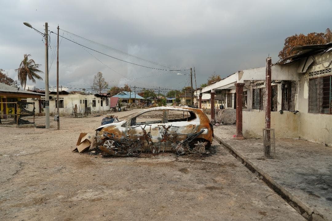 Walking Through the Ashes to Bring Aid and Comfort After Gas Pipe Explosion