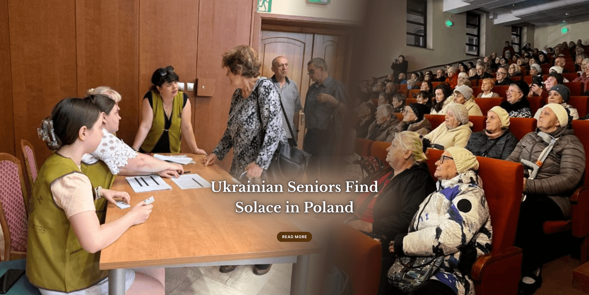 Ukrainian Seniors Find Solace in Poland