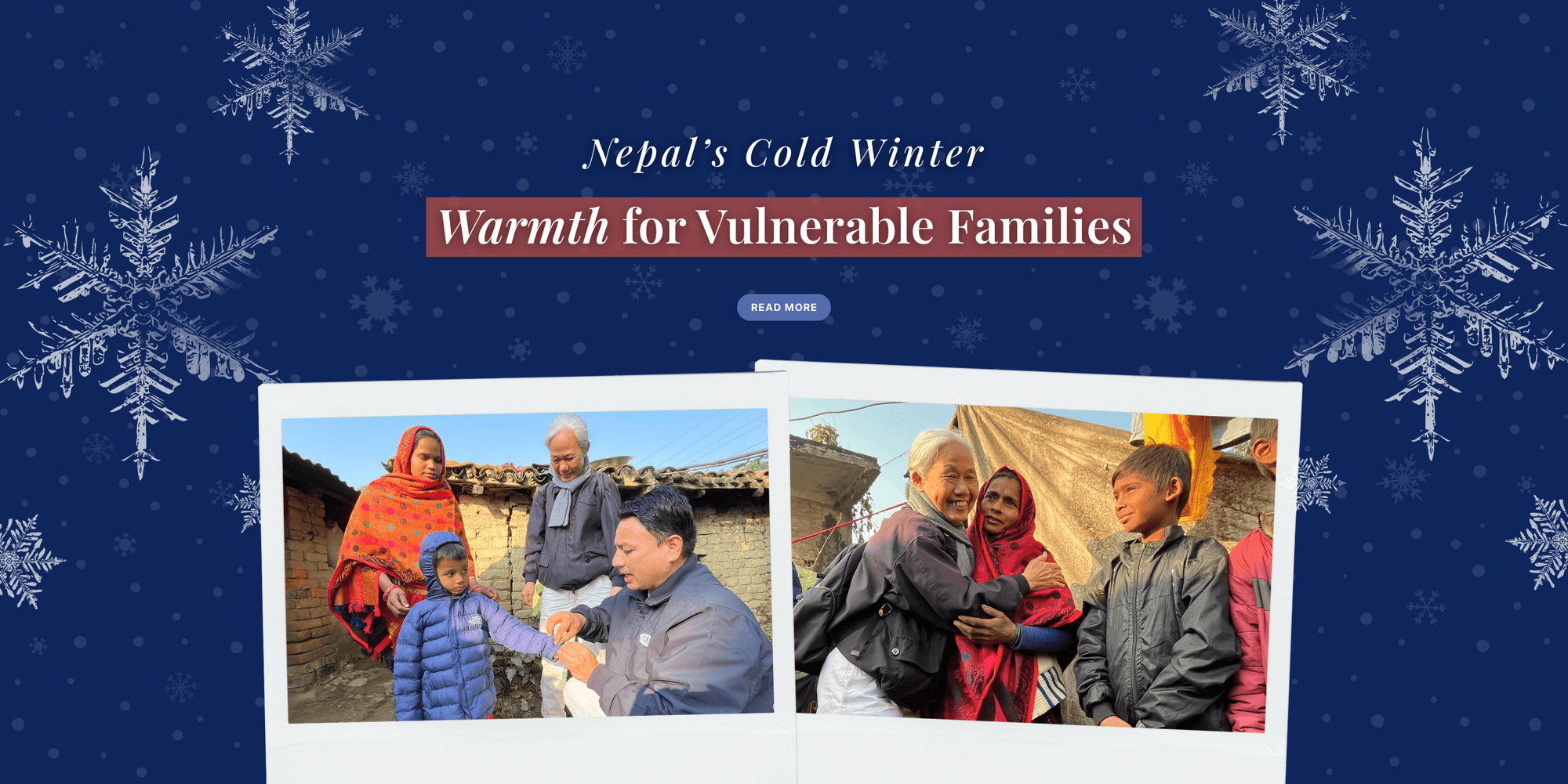 Nepal’s cold winter: warmth for vulnerable families