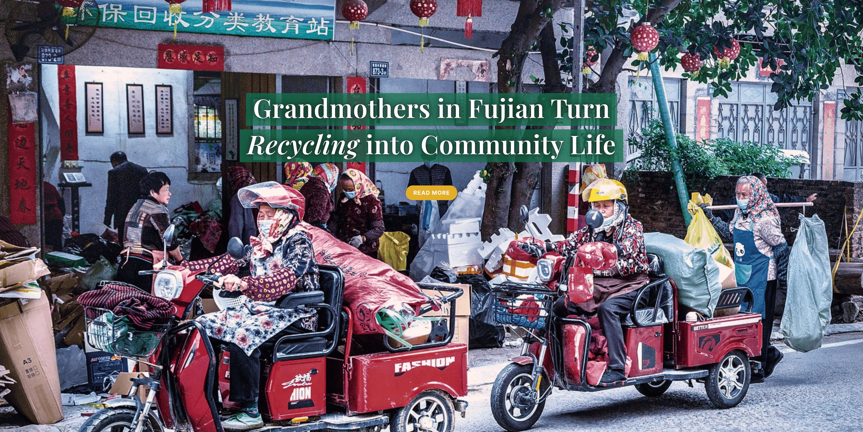 Grandmothers in Fujian turn recycling into community life