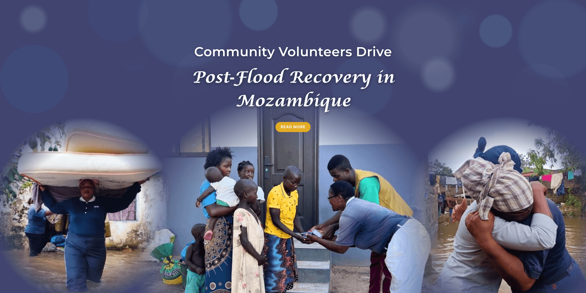 Community volunteers drive post‑flood recovery in Mozambique