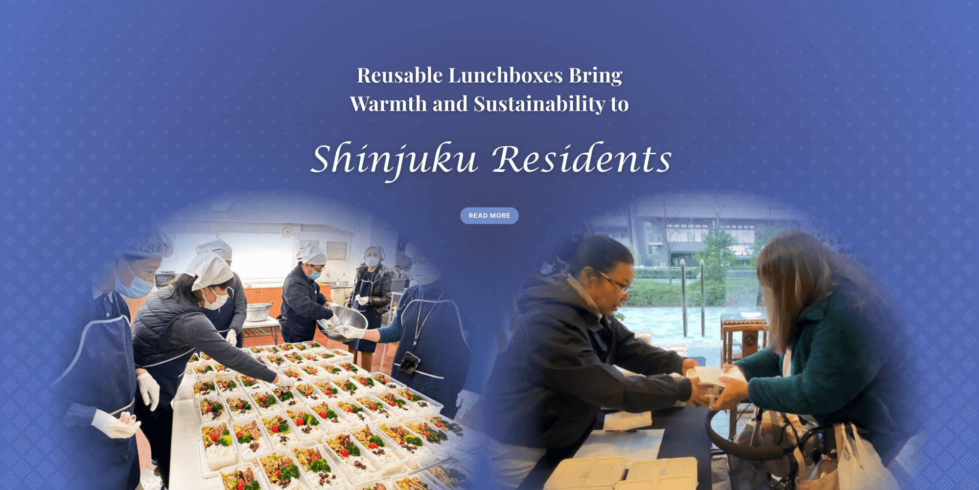 Reusable lunchboxes bring warmth and sustainability to Shinjuku residents
