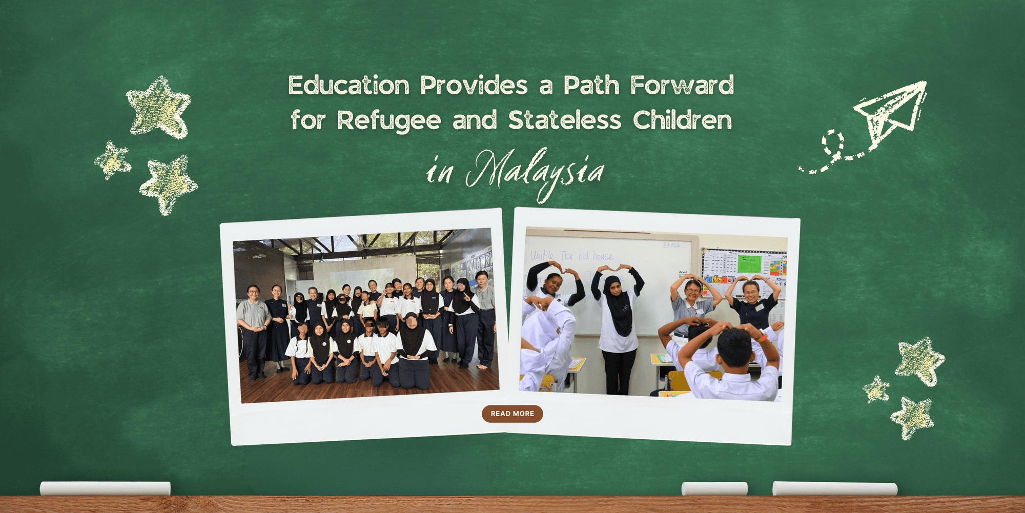 Education provides a path forward for refugee and stateless children in Malaysia