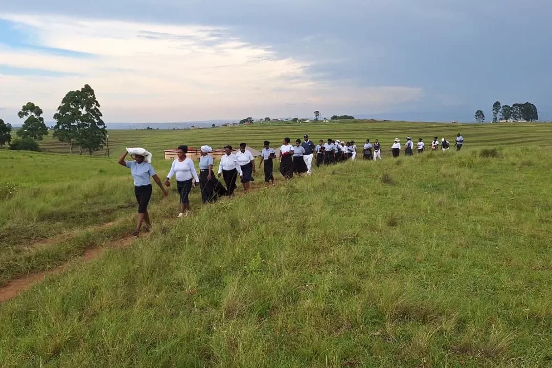 Community kitchen brings hope to remote South African villages
