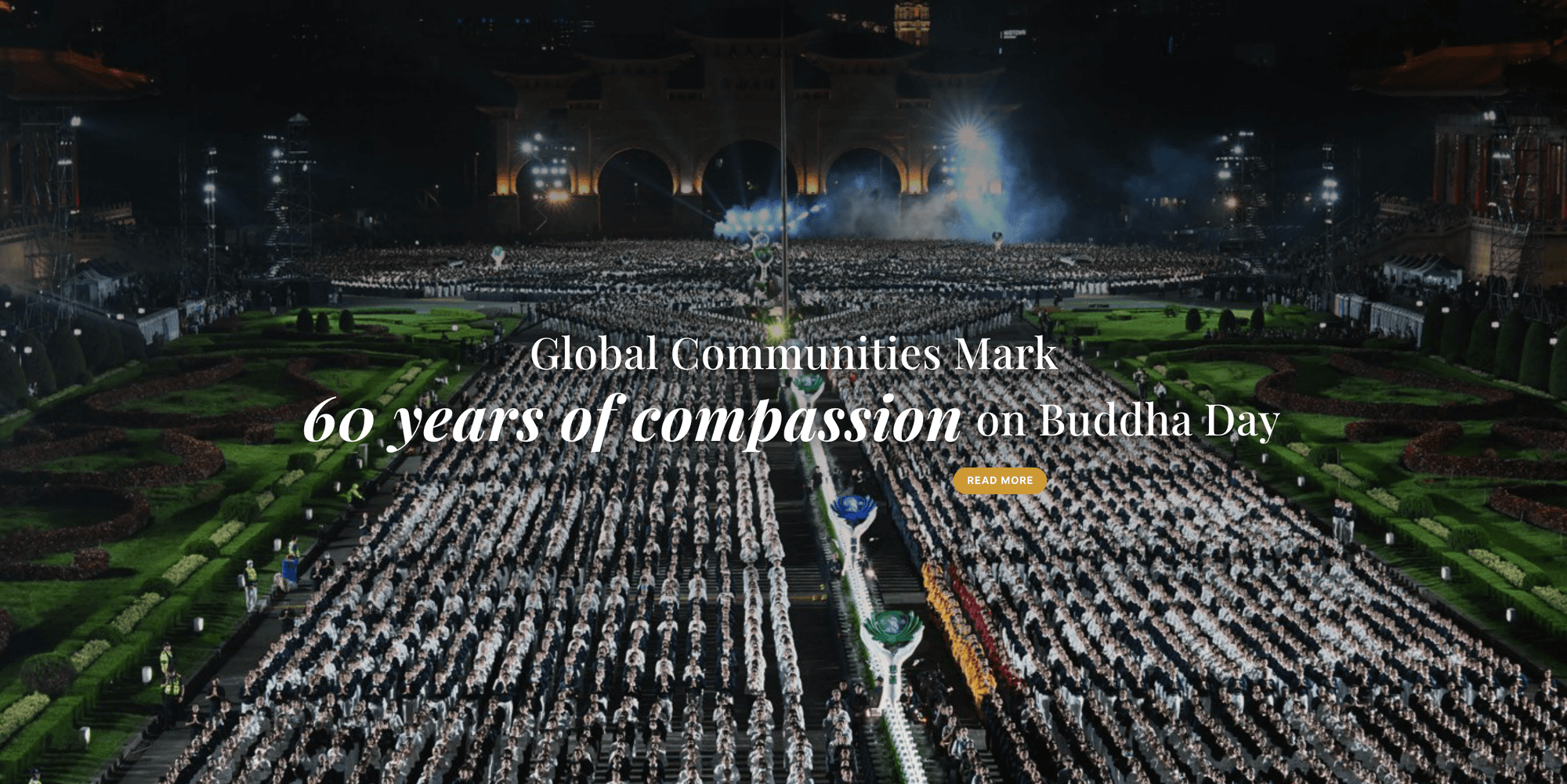 Global communities mark 60 years of compassion on Buddha Day