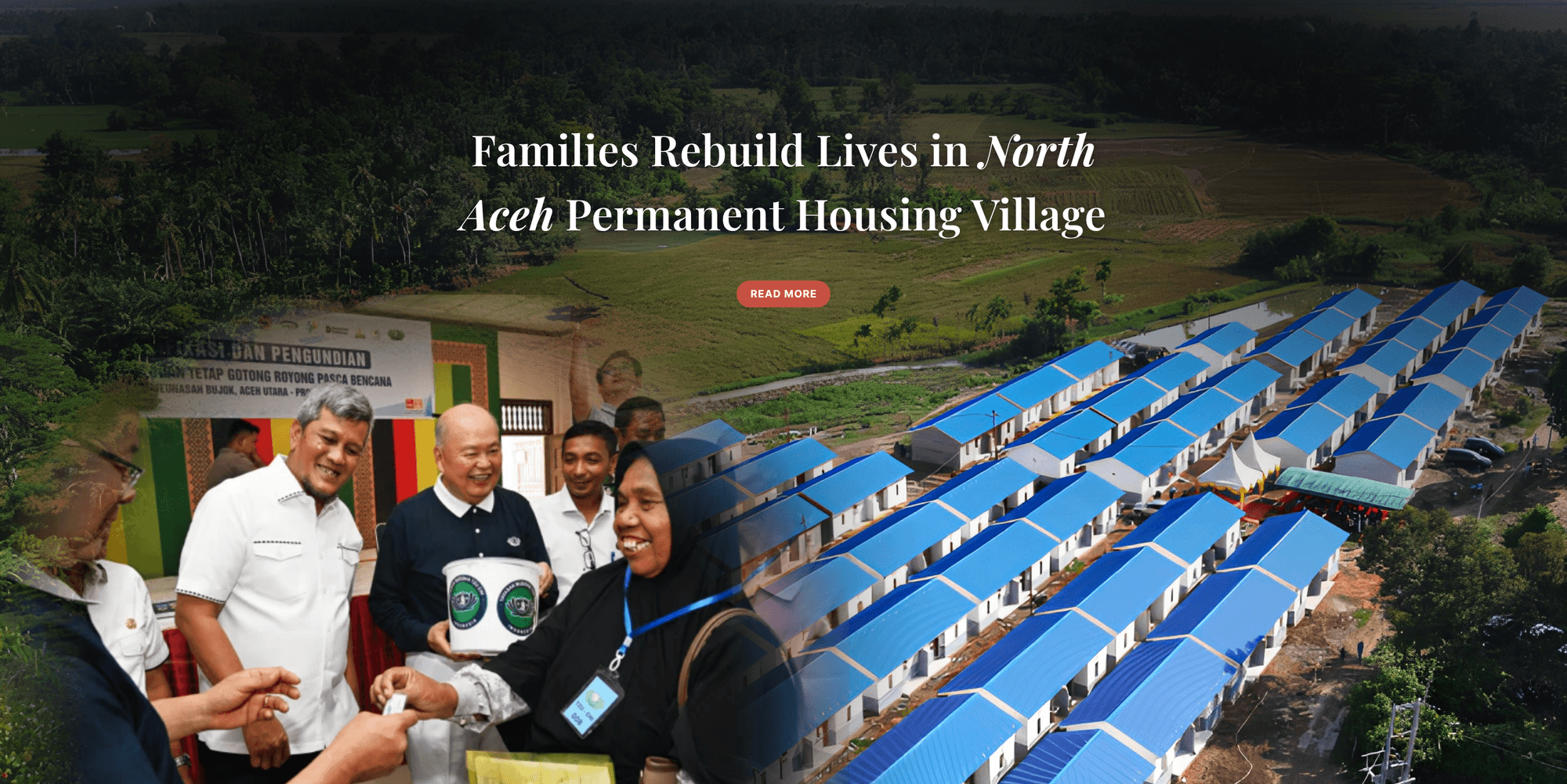 Families rebuild lives in North Aceh permanent housing village