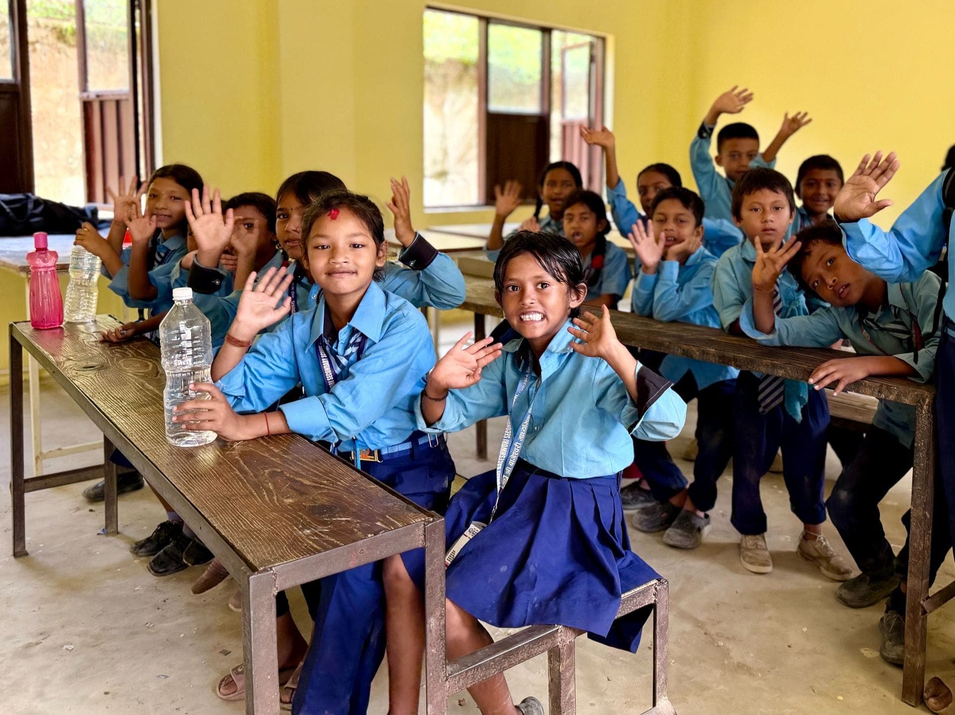 Community effort restores flood-damaged school in Nepal