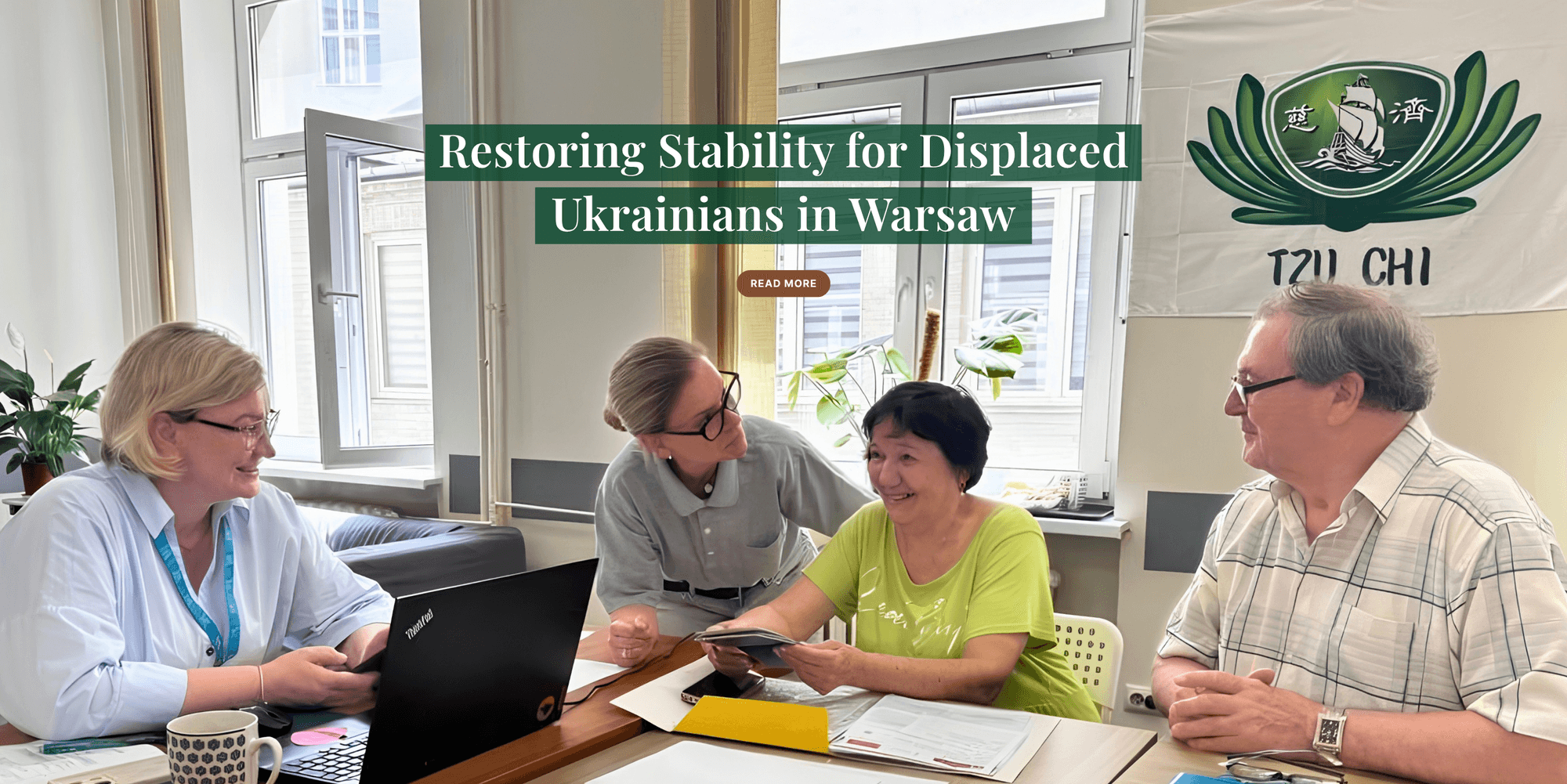 Restoring stability for displaced Ukrainians in Warsaw