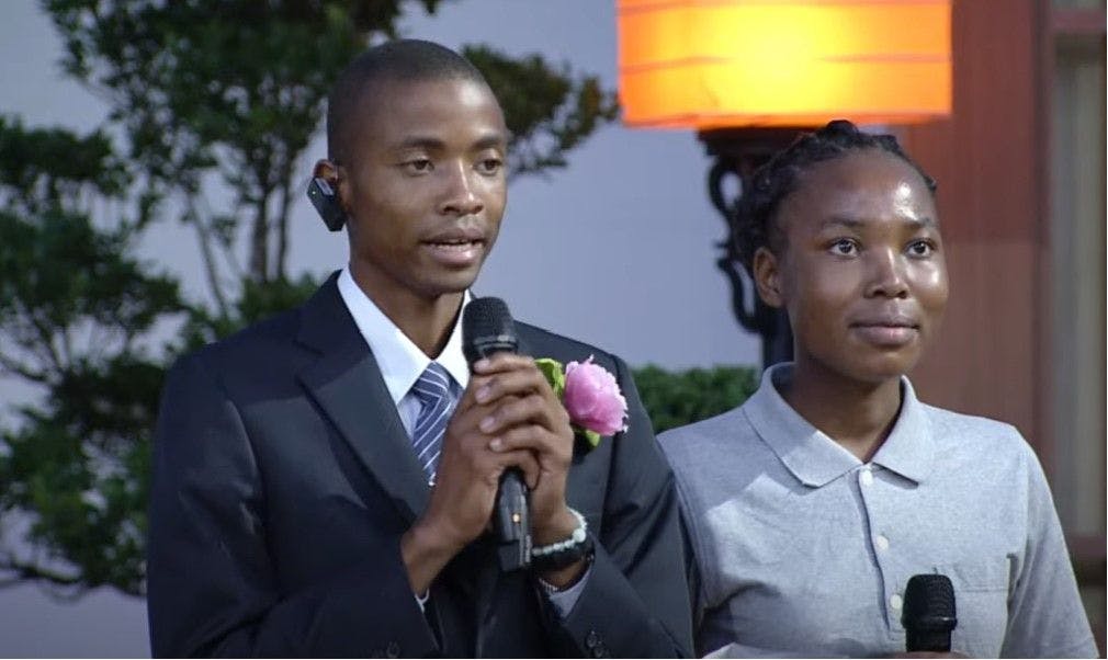 Zimbabwean Youth, Isaac, Expresses Gratitude through Service