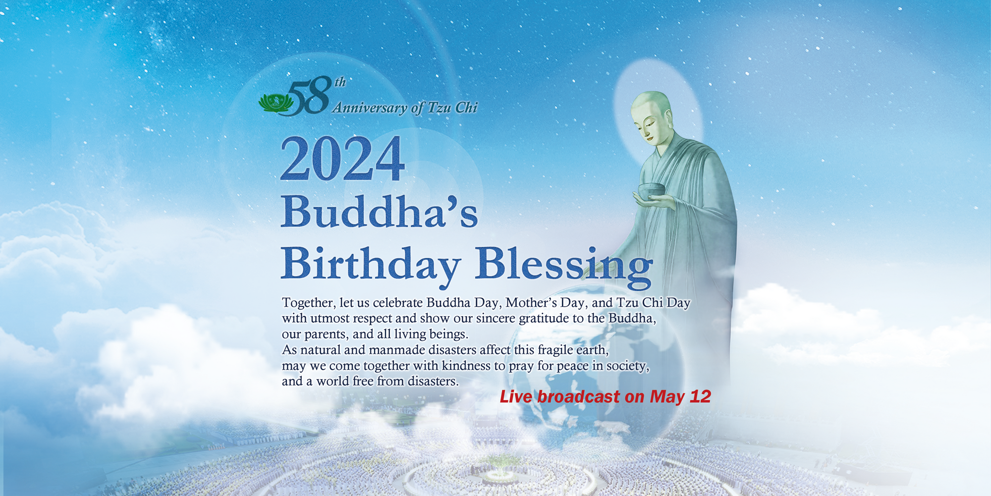 2024 Buddha’s Birthday Blessing—Unite and pray for peace and harmony