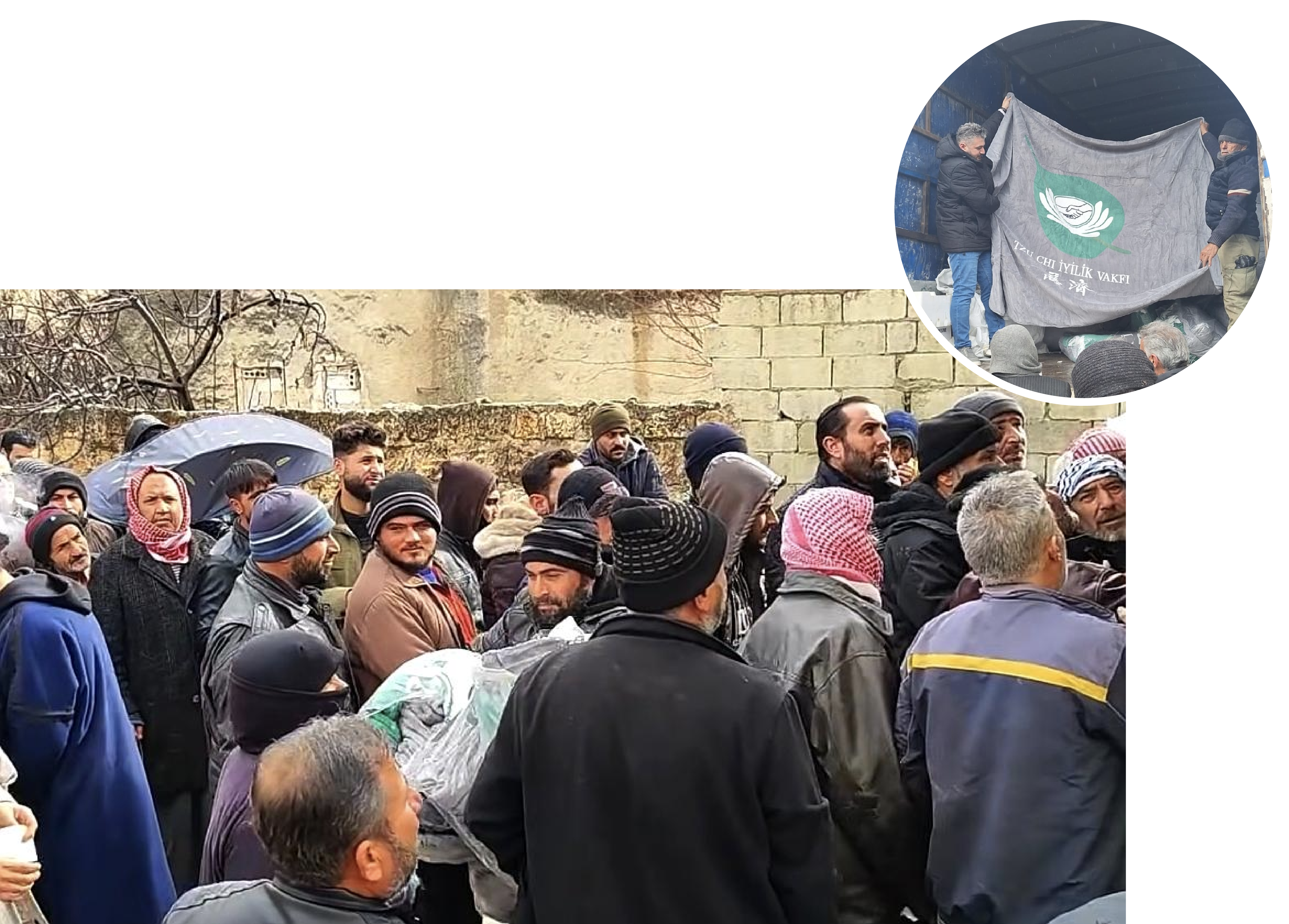 Families in Syria find safety from cold with new blankets